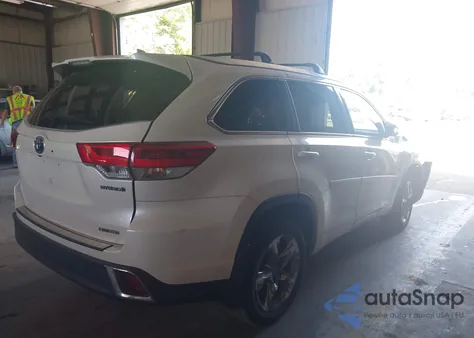 2019 Toyota Highlander Hybrid Limited Platinum z USA, uszkodzony, nr VIN 5TDDGRFH9KS052502